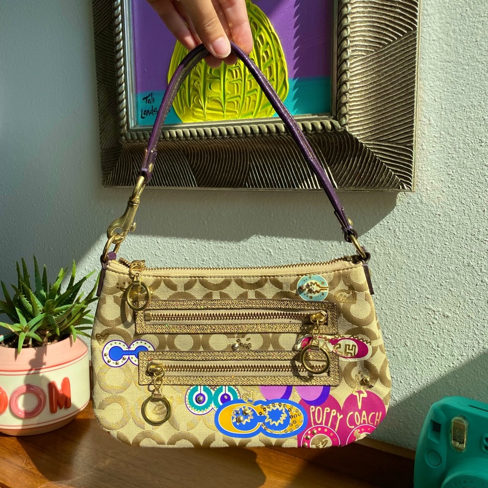 Coach Poppy Small Shoulder Purse